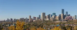 Edmonton city skyline